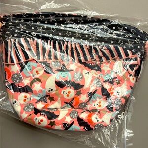 Matilda Jane Girls Halloween Trick or Treat Bag Ghost Bat Star Ruffle